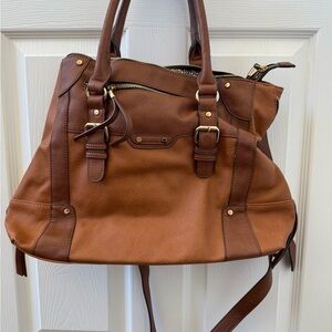 Brown Leather Tote Bag